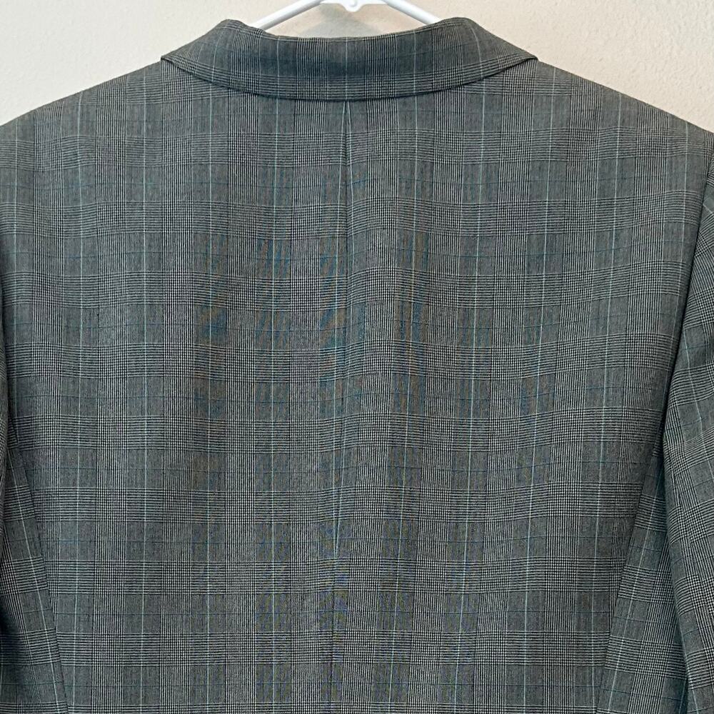 New Tahari Arthur S. Levine Gray Plaid Blazer plus 18 tailored Career Jacket - Picture 8 of 12